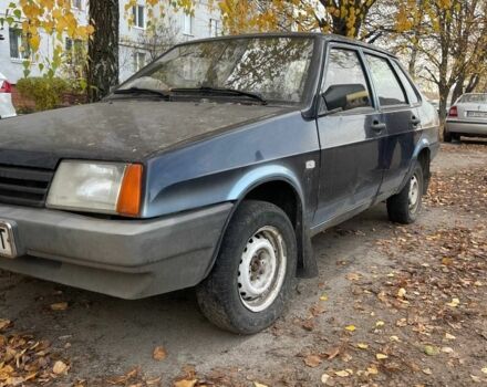 Синій ВАЗ 21099, об'ємом двигуна 0 л та пробігом 120 тис. км за 600 $, фото 1 на Automoto.ua