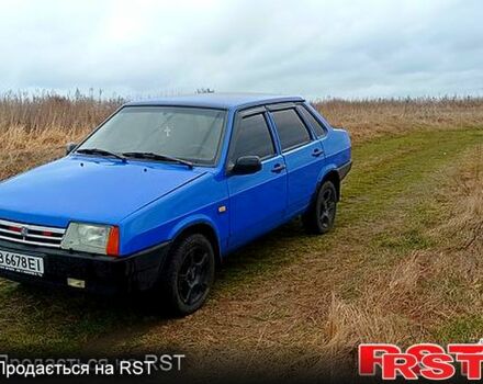 Синий ВАЗ 21099, объемом двигателя 1.5 л и пробегом 76 тыс. км за 1500 $, фото 1 на Automoto.ua