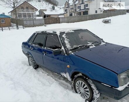 Синий ВАЗ 21099, объемом двигателя 1.5 л и пробегом 111 тыс. км за 450 $, фото 2 на Automoto.ua