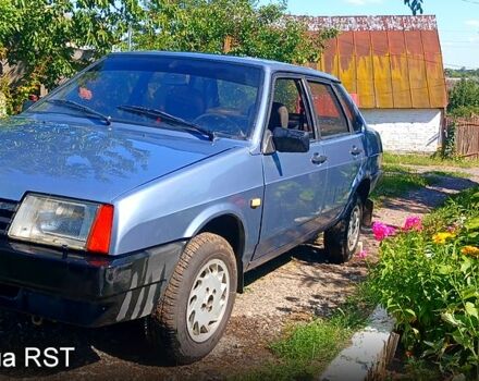 Синий ВАЗ 21099, объемом двигателя 1.3 л и пробегом 100 тыс. км за 1500 $, фото 3 на Automoto.ua