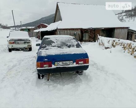 Синий ВАЗ 21099, объемом двигателя 1.5 л и пробегом 111 тыс. км за 450 $, фото 1 на Automoto.ua