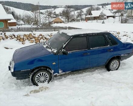 Синий ВАЗ 21099, объемом двигателя 1.5 л и пробегом 111 тыс. км за 450 $, фото 4 на Automoto.ua