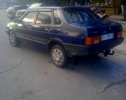 Синий ВАЗ 21099, объемом двигателя 1.5 л и пробегом 0 тыс. км за 900 $, фото 1 на Automoto.ua