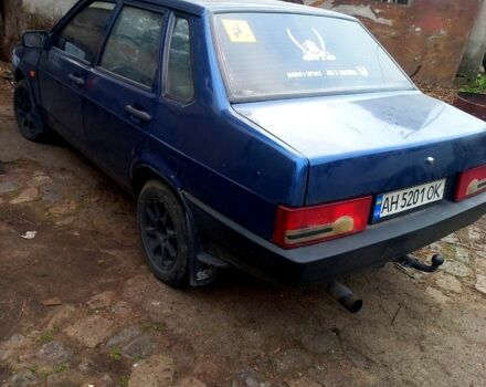 Синий ВАЗ 21099, объемом двигателя 1.5 л и пробегом 121 тыс. км за 800 $, фото 4 на Automoto.ua