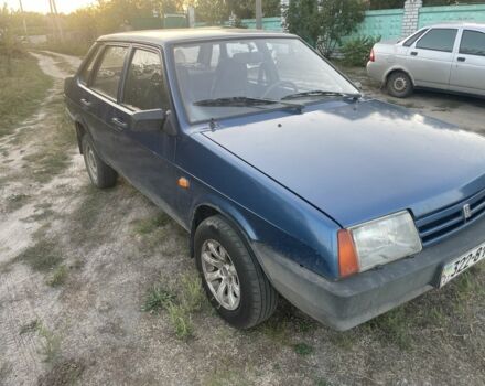 Синий ВАЗ 21099, объемом двигателя 1.5 л и пробегом 153 тыс. км за 1000 $, фото 2 на Automoto.ua