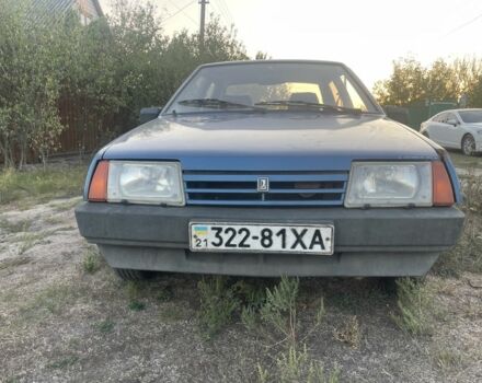 Синий ВАЗ 21099, объемом двигателя 1.5 л и пробегом 153 тыс. км за 1000 $, фото 1 на Automoto.ua