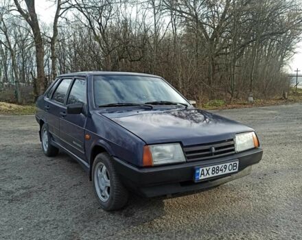 Синий ВАЗ 21099, объемом двигателя 1.5 л и пробегом 99 тыс. км за 1181 $, фото 2 на Automoto.ua