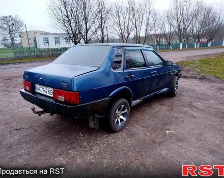 Синий ВАЗ 21099, объемом двигателя 1.5 л и пробегом 100 тыс. км за 999 $, фото 3 на Automoto.ua