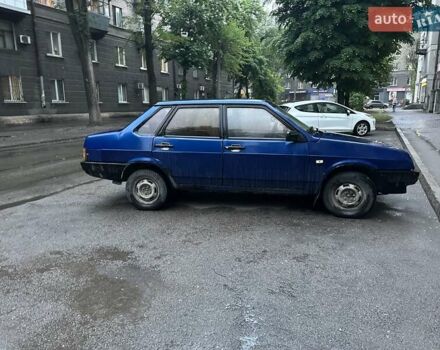 Синий ВАЗ 21099, объемом двигателя 1.5 л и пробегом 285 тыс. км за 1200 $, фото 1 на Automoto.ua