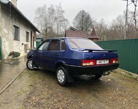 Синий ВАЗ 21099, объемом двигателя 1.5 л и пробегом 300 тыс. км за 750 $, фото 1 на Automoto.ua