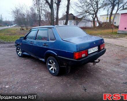 Синий ВАЗ 21099, объемом двигателя 1.5 л и пробегом 100 тыс. км за 999 $, фото 2 на Automoto.ua