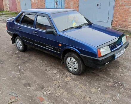 Синий ВАЗ 21099, объемом двигателя 1.5 л и пробегом 260 тыс. км за 1600 $, фото 4 на Automoto.ua