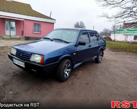 Синий ВАЗ 21099, объемом двигателя 1.5 л и пробегом 100 тыс. км за 999 $, фото 1 на Automoto.ua