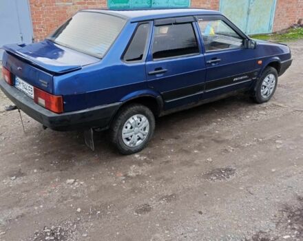 Синий ВАЗ 21099, объемом двигателя 1.5 л и пробегом 260 тыс. км за 1600 $, фото 5 на Automoto.ua