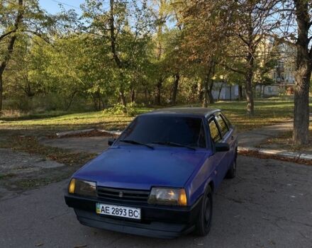 Синий ВАЗ 21099, объемом двигателя 1.5 л и пробегом 130 тыс. км за 864 $, фото 1 на Automoto.ua