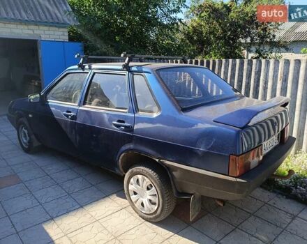 Синий ВАЗ 21099, объемом двигателя 1.5 л и пробегом 100 тыс. км за 1500 $, фото 2 на Automoto.ua