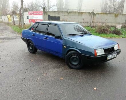 Синий ВАЗ 21099, объемом двигателя 1.5 л и пробегом 200 тыс. км за 950 $, фото 3 на Automoto.ua