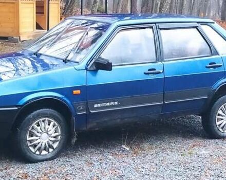 Синій ВАЗ 21099, об'ємом двигуна 1.6 л та пробігом 170 тис. км за 900 $, фото 1 на Automoto.ua