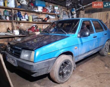 Синій ВАЗ 21099, об'ємом двигуна 1.5 л та пробігом 250 тис. км за 1200 $, фото 1 на Automoto.ua