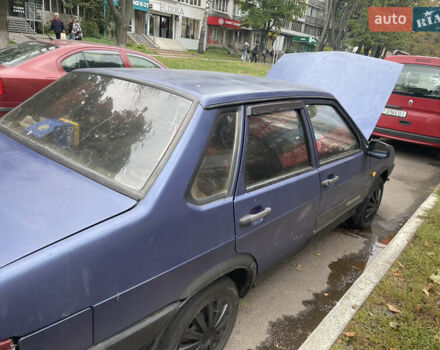 Синий ВАЗ 21099, объемом двигателя 1.6 л и пробегом 60 тыс. км за 1700 $, фото 3 на Automoto.ua