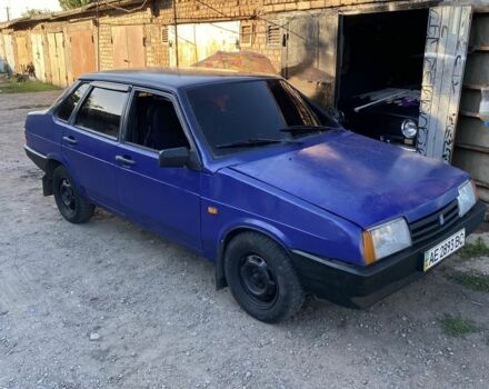 Синий ВАЗ 21099, объемом двигателя 1.5 л и пробегом 130 тыс. км за 961 $, фото 3 на Automoto.ua