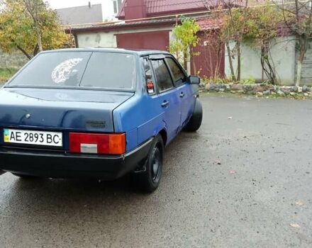 Синий ВАЗ 21099, объемом двигателя 1.5 л и пробегом 200 тыс. км за 950 $, фото 4 на Automoto.ua