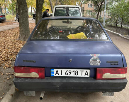 Синий ВАЗ 21099, объемом двигателя 1.6 л и пробегом 60 тыс. км за 1700 $, фото 1 на Automoto.ua