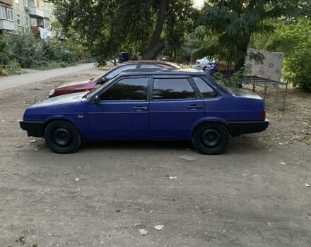 Синий ВАЗ 21099, объемом двигателя 1.5 л и пробегом 130 тыс. км за 864 $, фото 4 на Automoto.ua