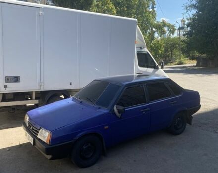 Синий ВАЗ 21099, объемом двигателя 1.5 л и пробегом 130 тыс. км за 961 $, фото 6 на Automoto.ua