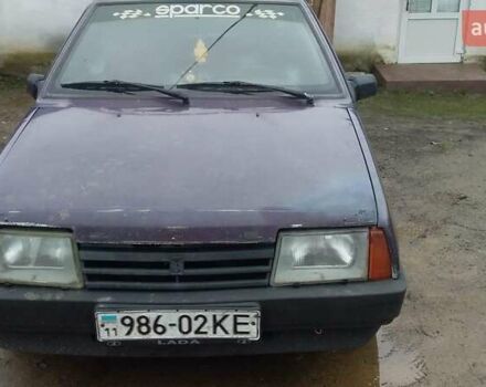 Синий ВАЗ 21099, объемом двигателя 1.5 л и пробегом 180 тыс. км за 1000 $, фото 1 на Automoto.ua