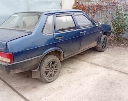 Синий ВАЗ 21099, объемом двигателя 1.5 л и пробегом 787 тыс. км за 1500 $, фото 1 на Automoto.ua