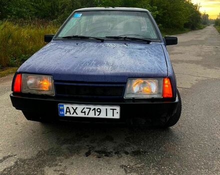 Синий ВАЗ 21099, объемом двигателя 1.5 л и пробегом 300 тыс. км за 1100 $, фото 1 на Automoto.ua