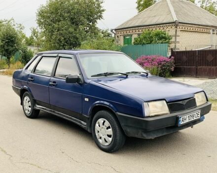 Синий ВАЗ 21099, объемом двигателя 1.5 л и пробегом 347 тыс. км за 850 $, фото 2 на Automoto.ua