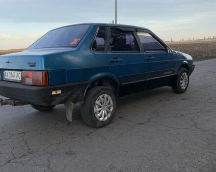 Синий ВАЗ 21099, объемом двигателя 1.5 л и пробегом 186 тыс. км за 611 $, фото 4 на Automoto.ua