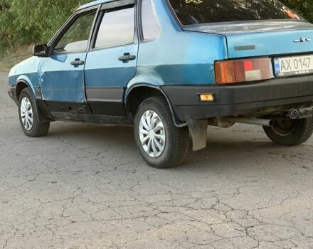 Синий ВАЗ 21099, объемом двигателя 1.5 л и пробегом 186 тыс. км за 611 $, фото 2 на Automoto.ua