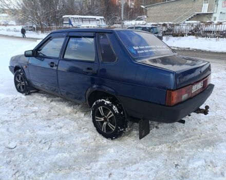 Синій ВАЗ 21099, об'ємом двигуна 1.5 л та пробігом 200 тис. км за 1183 $, фото 4 на Automoto.ua