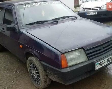 Синий ВАЗ 21099, объемом двигателя 1.5 л и пробегом 180 тыс. км за 1000 $, фото 4 на Automoto.ua