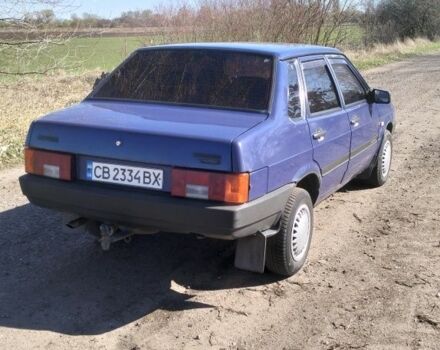 Синій ВАЗ 21099, об'ємом двигуна 1.5 л та пробігом 270 тис. км за 1650 $, фото 3 на Automoto.ua