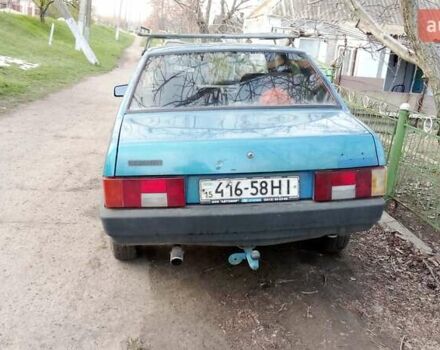 Синий ВАЗ 21099, объемом двигателя 1.6 л и пробегом 160 тыс. км за 850 $, фото 3 на Automoto.ua