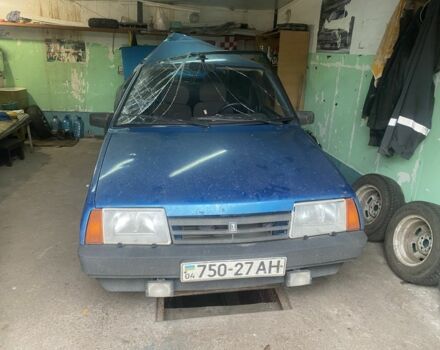 Синий ВАЗ 21099, объемом двигателя 1.5 л и пробегом 180 тыс. км за 476 $, фото 1 на Automoto.ua