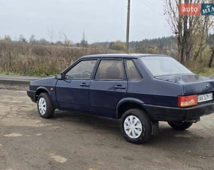 Синий ВАЗ 21099, объемом двигателя 1.5 л и пробегом 200 тыс. км за 650 $, фото 3 на Automoto.ua