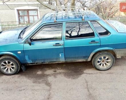 Синий ВАЗ 21099, объемом двигателя 1.6 л и пробегом 160 тыс. км за 850 $, фото 2 на Automoto.ua