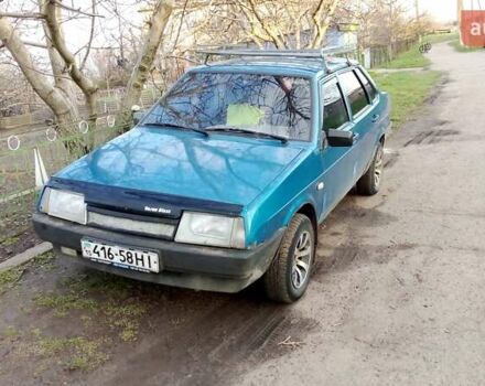 Синий ВАЗ 21099, объемом двигателя 1.6 л и пробегом 160 тыс. км за 850 $, фото 6 на Automoto.ua
