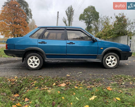 Синий ВАЗ 21099, объемом двигателя 1.5 л и пробегом 300 тыс. км за 1400 $, фото 6 на Automoto.ua
