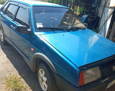 Синий ВАЗ 21099, объемом двигателя 1.5 л и пробегом 241 тыс. км за 1350 $, фото 1 на Automoto.ua