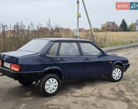 Синий ВАЗ 21099, объемом двигателя 1.5 л и пробегом 200 тыс. км за 650 $, фото 2 на Automoto.ua