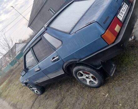 Синий ВАЗ 21099, объемом двигателя 1 л и пробегом 1 тыс. км за 851 $, фото 5 на Automoto.ua