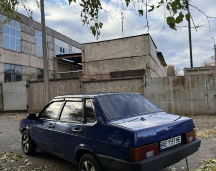 Синий ВАЗ 21099, объемом двигателя 1.5 л и пробегом 777 тыс. км за 1200 $, фото 4 на Automoto.ua