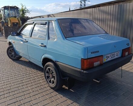 Синий ВАЗ 21099, объемом двигателя 1.5 л и пробегом 220 тыс. км за 1400 $, фото 1 на Automoto.ua