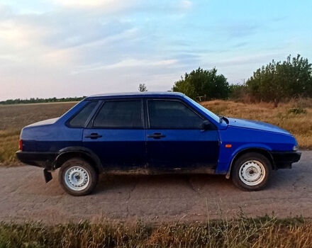 Синий ВАЗ 21099, объемом двигателя 1.5 л и пробегом 150 тыс. км за 817 $, фото 3 на Automoto.ua